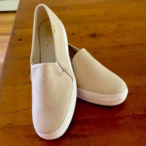 Keds gold platform sneakers
